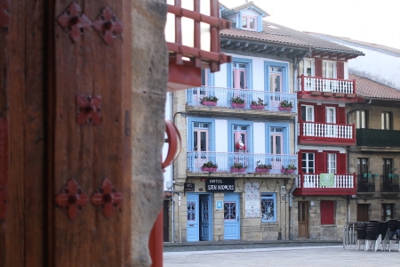 Hondarribia basque houses