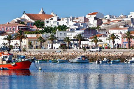 View of Lagos, Algarve, Portugal