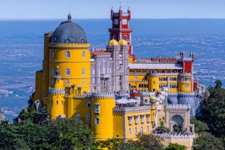 Pena Palace, in Sintra, Portugal