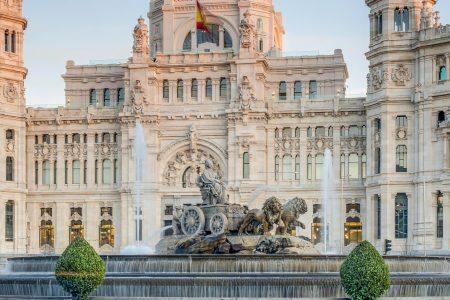 Plaza de Cibeles, in Madrid, Spain