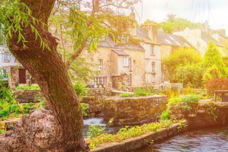 Typical bucolic French landscape